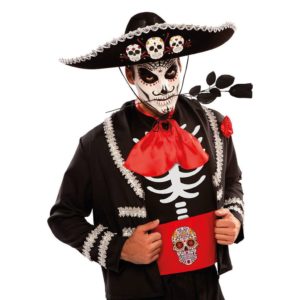 Chapéu mexicano dia dos mortos