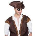 Chapéu Pirata Imitação Couro