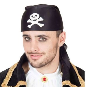 Chapéu de Pirata tipo Lenço (3 Unidades)