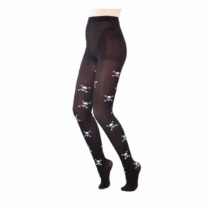 Collants Preto com Caveiras