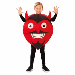 Fato de Emoticon Diabo 7-9 Anos