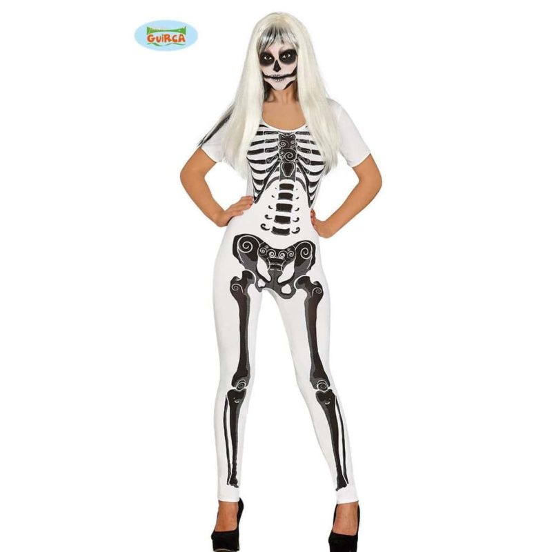 Fato Girl Skeleton Adulta