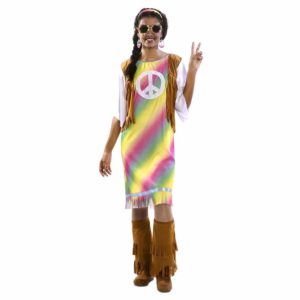 Fato Hippie Arco Iris Mulher Tamanho M/L