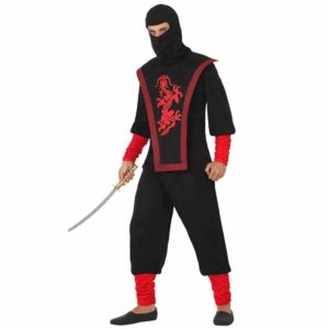 Fato Ninja Dragão Adulto