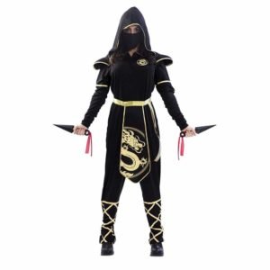 Fato Ninja Mulher Tamanho M/L