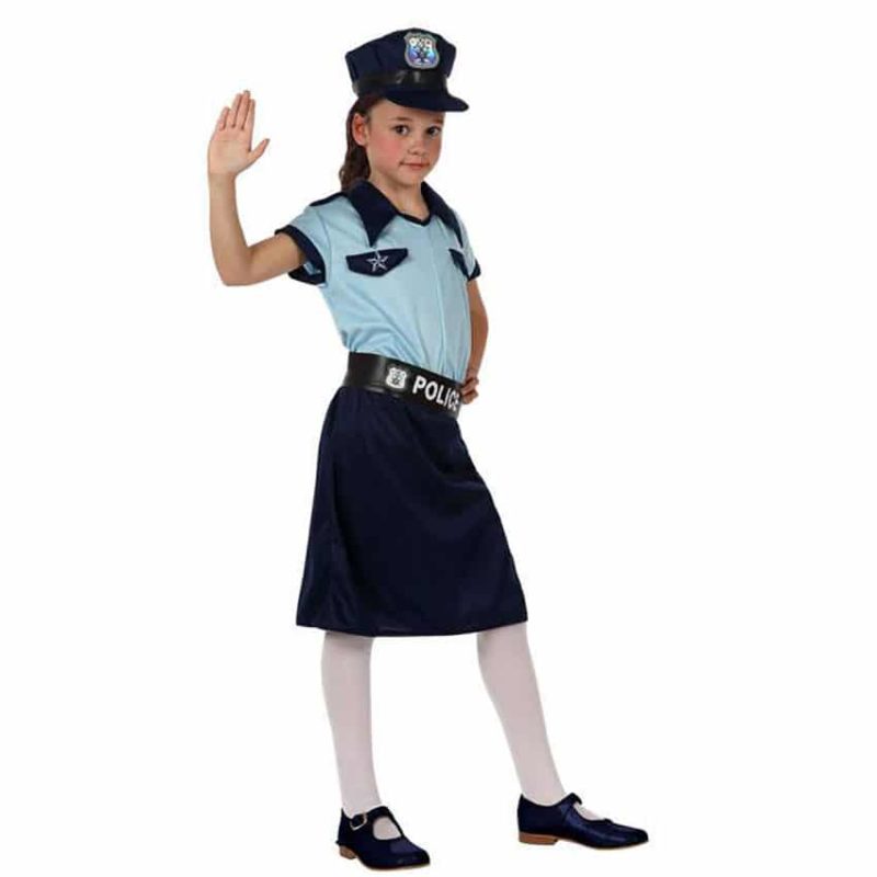 Fato Policia Azul Menina