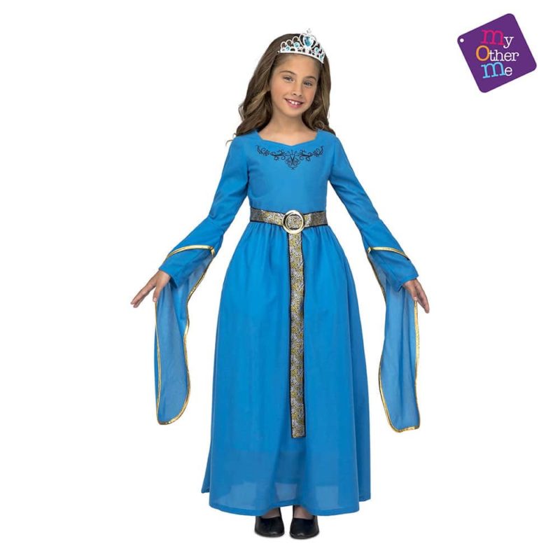 Fato Princesa Medieval Azul