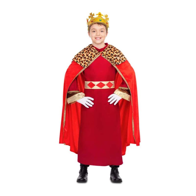 Fato Rei Mago Vermelho Criança