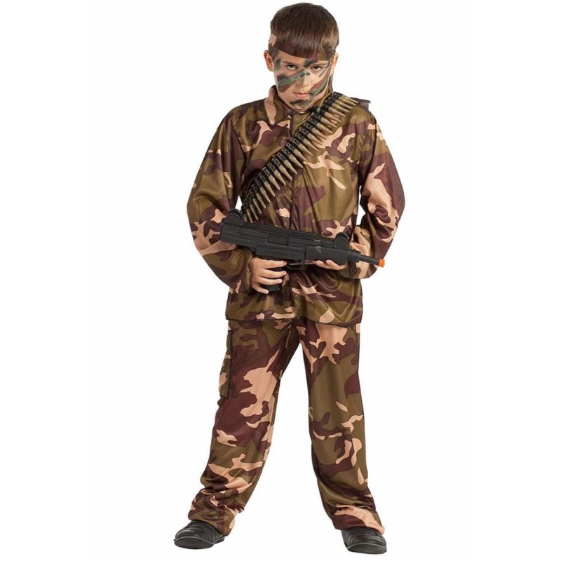 Fato Soldado Camuflagem Criança