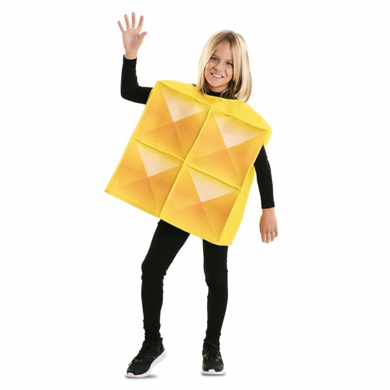 Fato de Tetris Amarelo para Criança