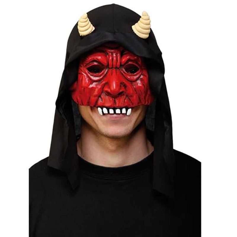 Máscara Demônio com Capuz