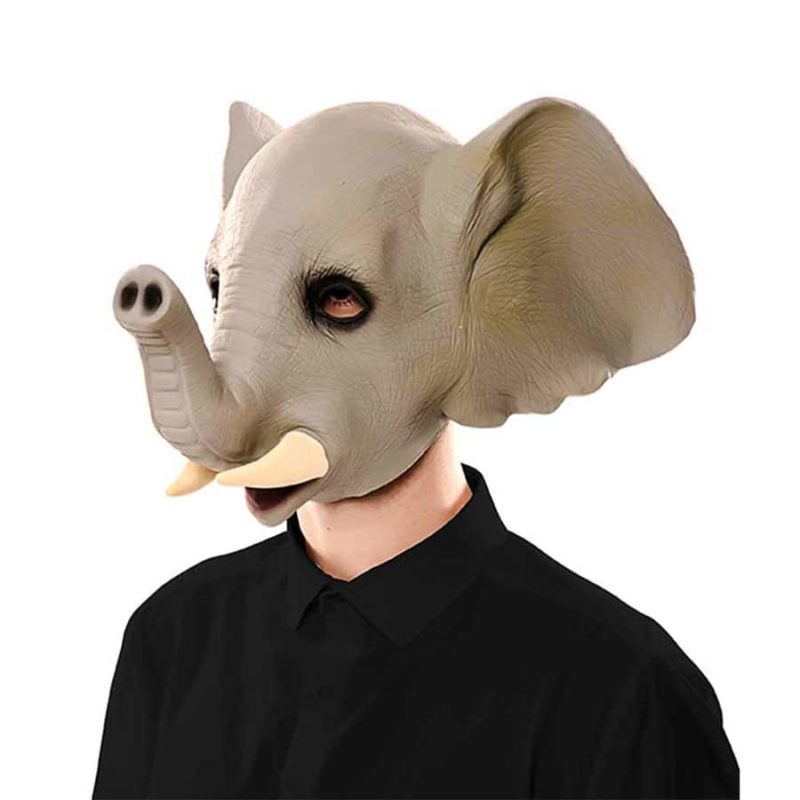 Máscara elefante látex