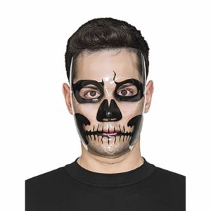 Máscara transparente esqueleto 17
