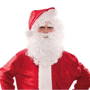 Peruca Barba Bigode e Sobrancelha da Papa Noel