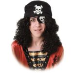 Peruca Pirata com Pala e Lenço