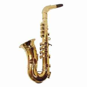 Saxofone com 8 Notas de Ouro