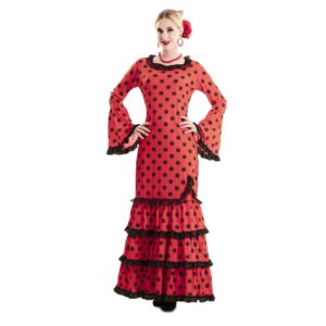 Vestido de Flamenco Vermelho Mulhere